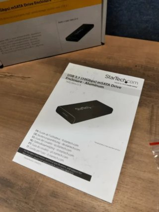 Caja externa mSATA - USB 3.1 Gen2 10Gbps StarTech