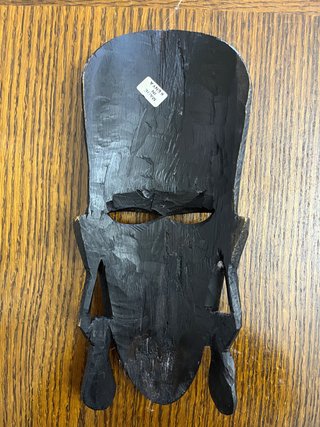 Maschera africana vintage in legno originale Kenia