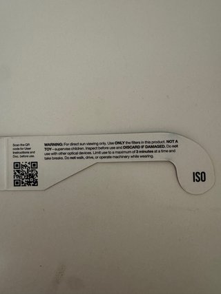 Gafas Eclipse ISO 12312-2:2015 Medical King