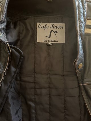 Chaqueta de piel para moto