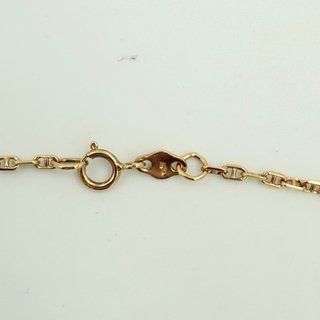 Cadena Forzada Oro 18K 46cm; 3,98grs.