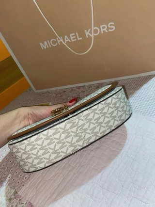 Bolso Michael Kors Nuevo Blanco/Marrón Nuevo