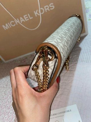 Bolso Michael Kors Nuevo Blanco/Marrón Nuevo