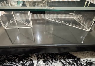 Mesa de centro madera y cristal