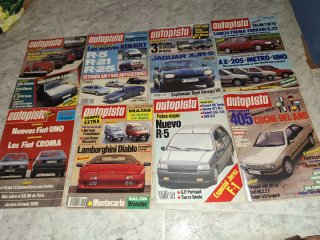 Lote 40 revistas Autopista años 80 e inicios 90