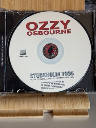 Ozzy Osbourne Stockholm 1995 CD Japon
