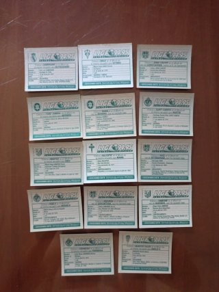 400 CROMOS LIGA ESTE 94-95 DISTINTOS SIN PEGAR