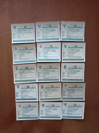 400 CROMOS LIGA ESTE 94-95 DISTINTOS SIN PEGAR