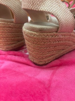 Cuñas esparto beige