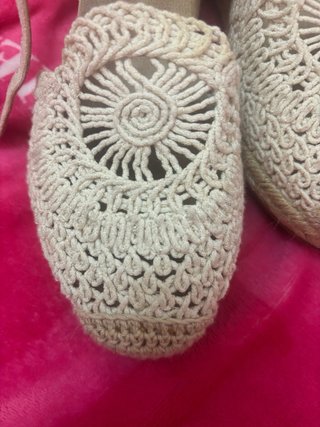 Cuñas esparto beige