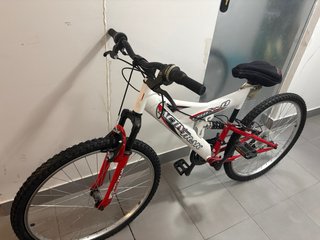 Bicicleta Montaña Urbana 8 Blanca Roja