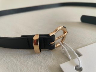 Cintura Vero Moda Nera Fibbia Gold Misura 85