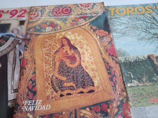 Lote 3 revistas Toros'92