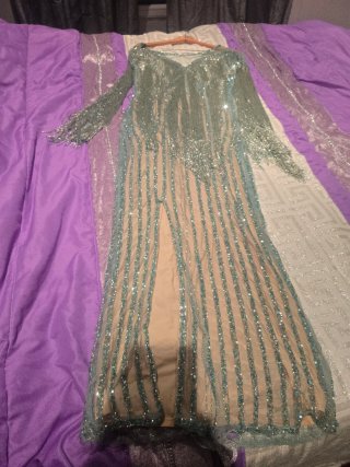 Vestido de boda azul turqesa ,precio negociable