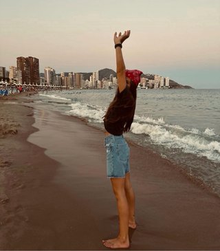 Pantalones cortos Levi's azules W 26