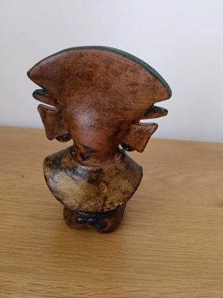 Figura Decorativa / Cenicero Estilo Maya / Azteca