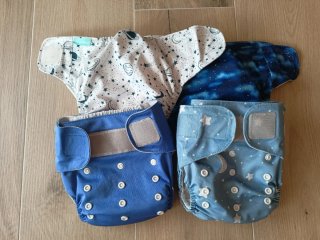 Pañales reutilizables de tela (4 unidades)