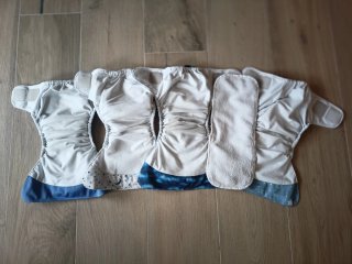 Pañales reutilizables de tela (4 unidades)