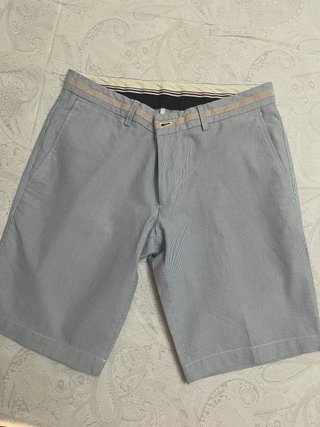Bermudas El Ganso Rayas Azul Blanco