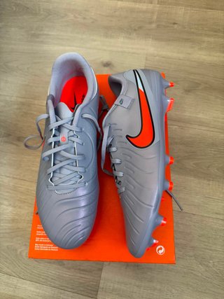 Zapatillas Nike Futbol Tacos Hombre Gris/Naranja
