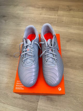 Zapatillas Nike Futbol Tacos Hombre Gris/Naranja