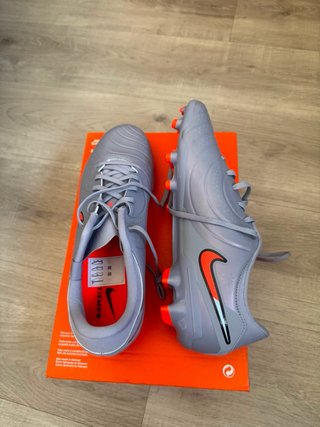 Zapatillas Nike Futbol Tacos Hombre Gris/Naranja