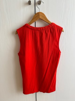 Blusa elegante Massimo Dutti roja