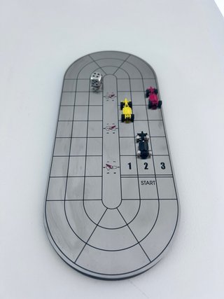 Juego de Mesa Miniatura Carreras F1. Decoración