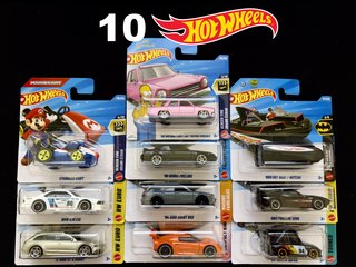 10 Hot Wheels nuove sigillate