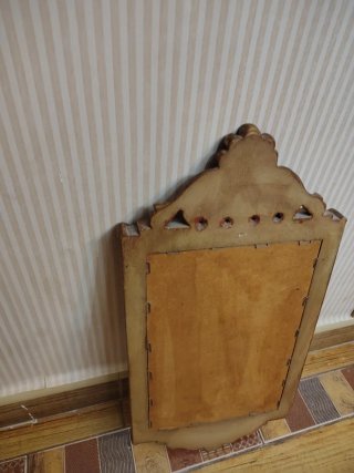 Espejo antiguo madera y dorado