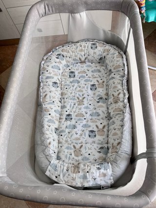 Mini cuna y nido para bebé