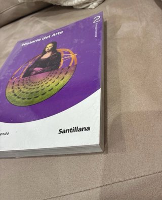 Libro Historia del Arte 2 Bachillerato Santillana