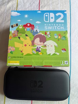 Nintendo Switch + Juegos + Funda