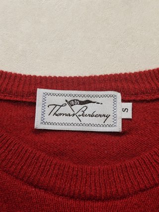 Jersey Thomas Burberry Lana Cordero Talla S