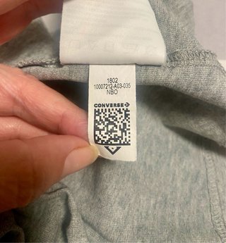 Camiseta Converse manga larga XL