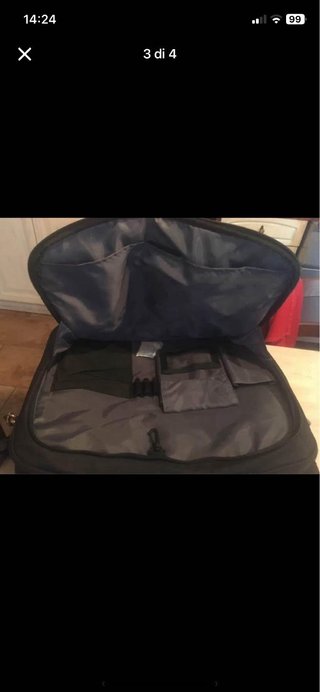 Borsa PC imbottita con tracolla