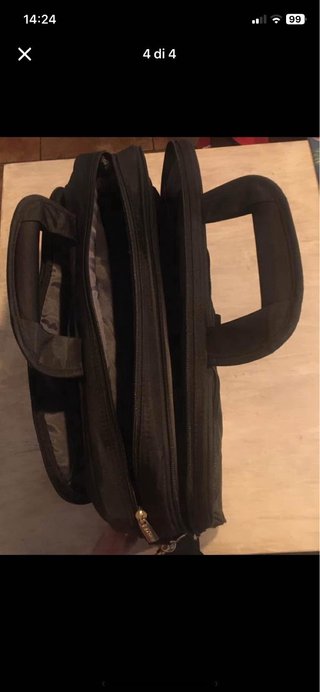 Borsa PC imbottita con tracolla