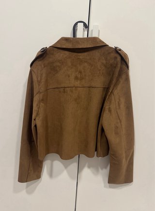 Chaqueta Zara efecto ante marrón Talla L