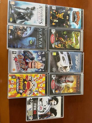 PSP 2004 Negra + 9 Juegos