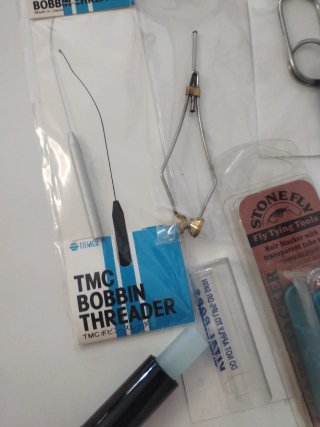 Kit Herramientas Montaje Moscas Pesca