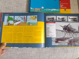 Tintin. 3 libros colección aviones