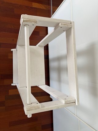 Torre de aprendizaje madera blanca