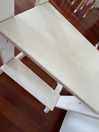 Torre de aprendizaje madera blanca