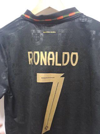 Camiseta Puma Cristiano Ronaldo Portugal Negra
