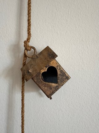 Decorazione da appendere ghirlanda con campanelle