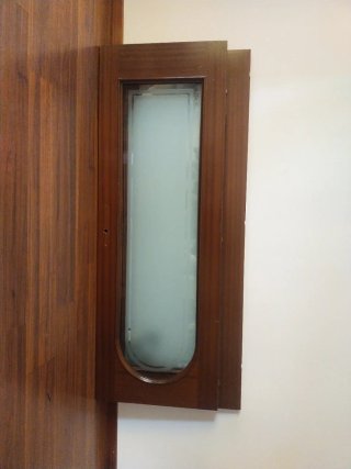 Puertas madera c/cristal 199 x 70 y 199 x 82