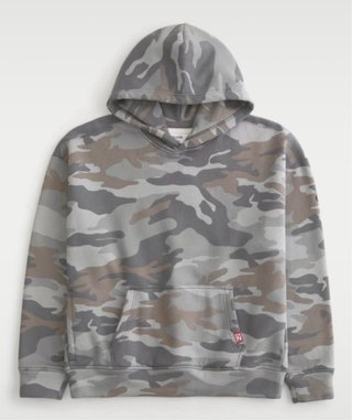 Sudadera Hollister Camuflaje Boxy Fit