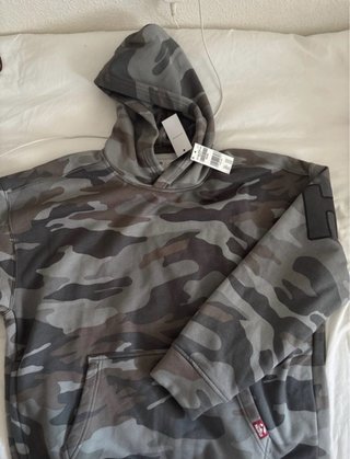 Sudadera Hollister Camuflaje Boxy Fit