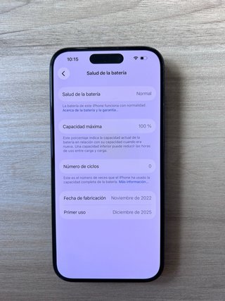 iPhone 15 Pro 128 GB Bateria cambiada