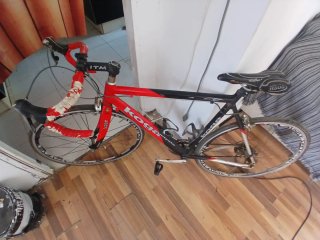 Bicicleta de carretera Koga Miyata Roja